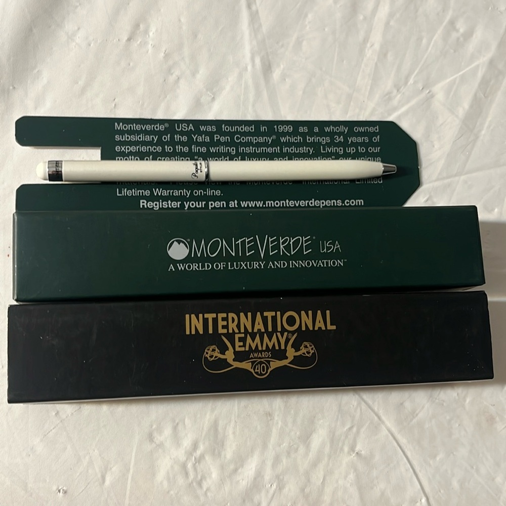 Monteverde NEW Ballpoint Pen / Stylus Poquito XL Dk Blue Pearl White(10196) 2012